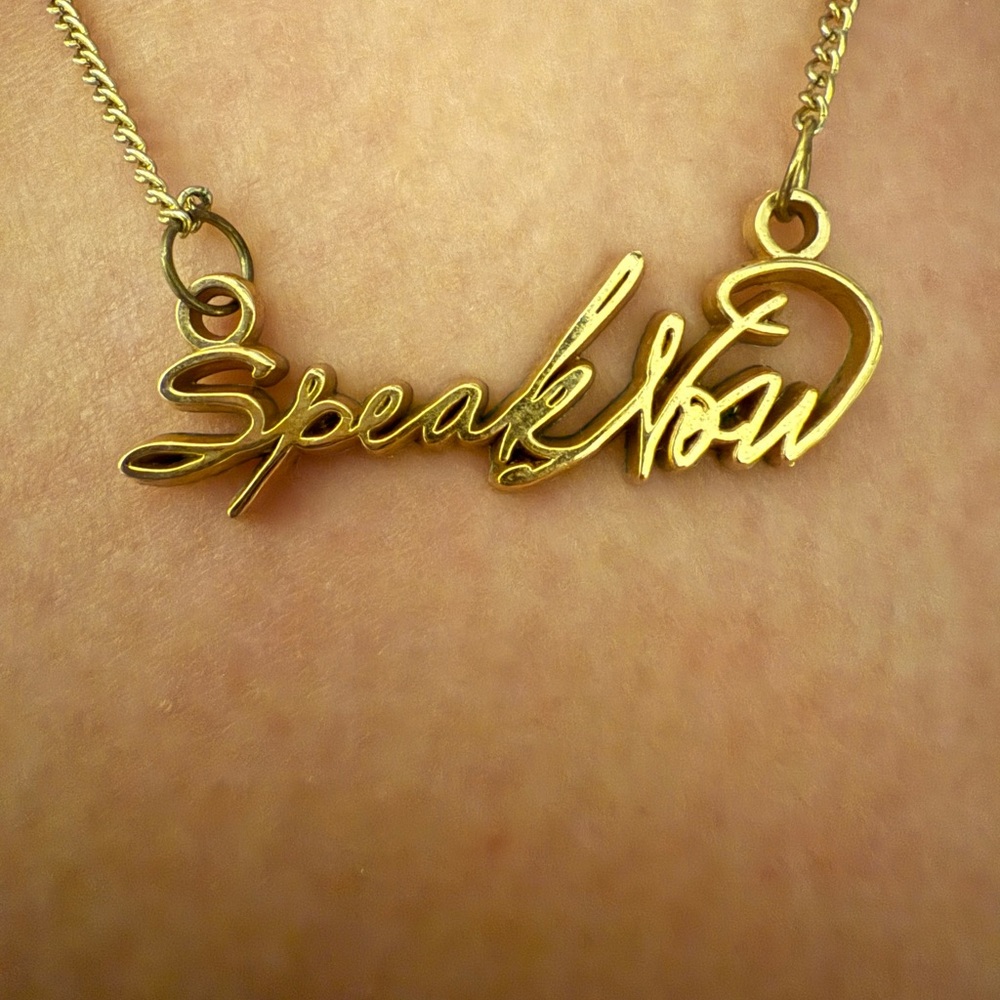Original Taylor Swift Speak Now Necklace